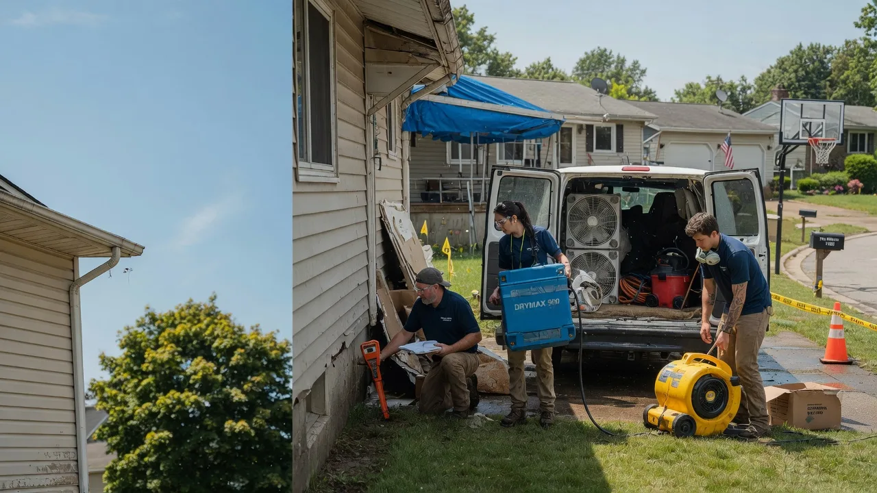 Ceiling Leak Cleanup in Thayer, IL near me